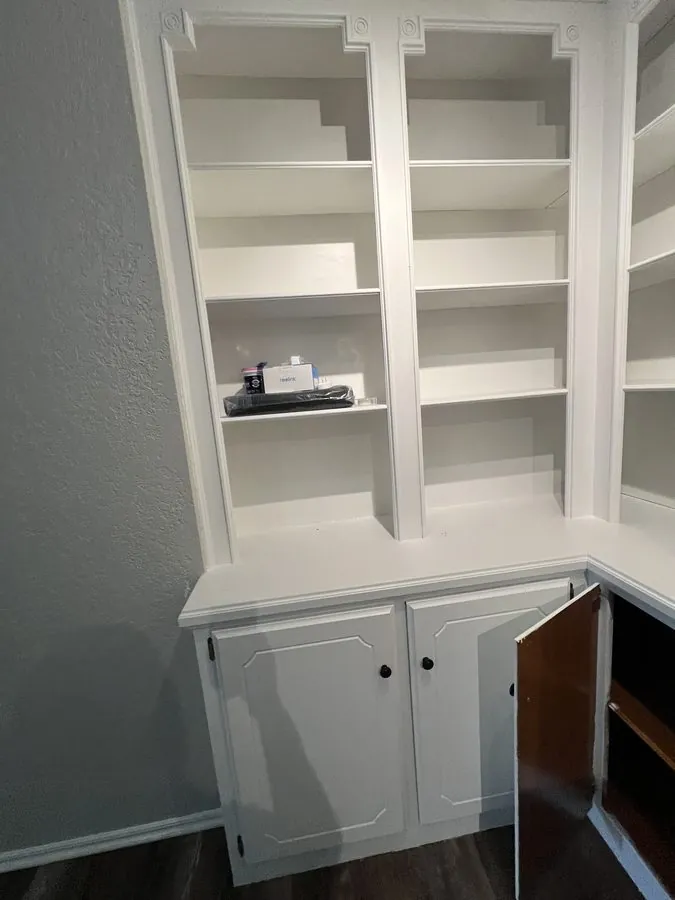 Cabinet shelving